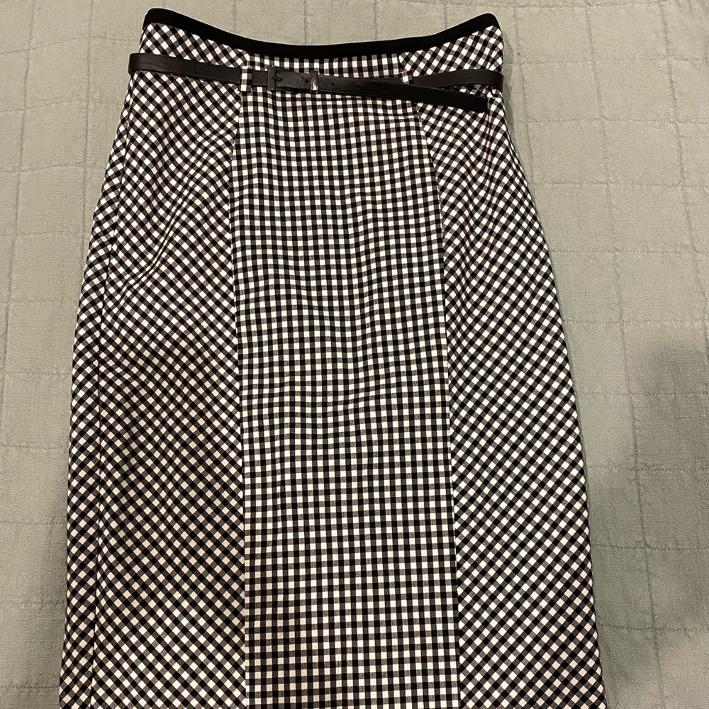 New York & Company plaid pencil skirt